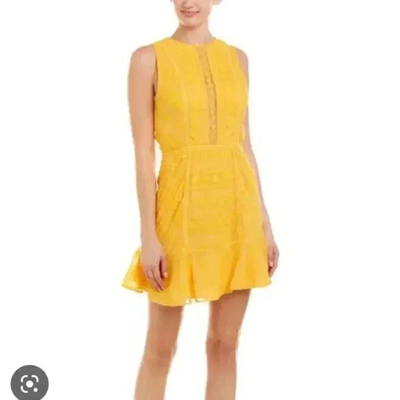 Jetset Diaries Dress Alynna Embroidered Boho Marigold Dress NEW WITH TAG - Picture 1 of 5